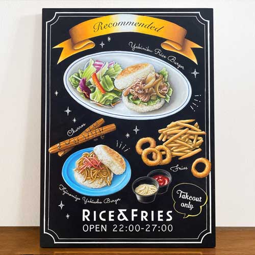 チョークアートオーダー制作