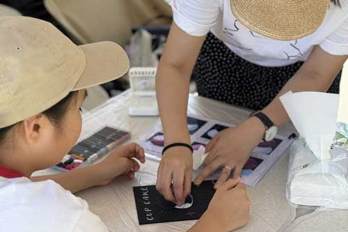 チョークアート教室基礎コース